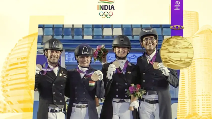 Asian Games: ఈక్వెస్ట్రియన్‌ పోటీల్లో భారత్‌ రికార్డు.. 41ఏళ్ల తర్వాత స్వర్ణం