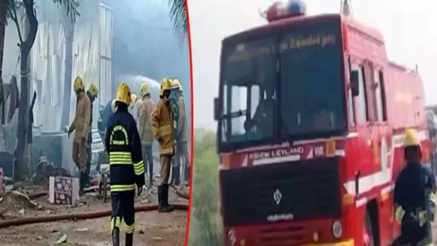 Fire Accident: టపాసుల గోడౌన్‌ లో భారీ పేలుడు..పది మంది మృతి!