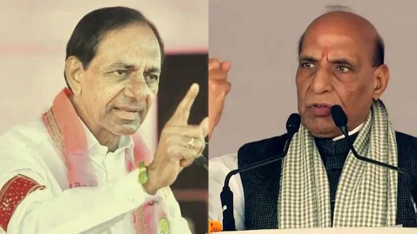 Rajnath singh: ఆయనొక్కడే తోపా..! కేసీఆర్‌పై కేంద్ర మంత్రి రాజ్‌నాథ్‌ సింగ్‌ ఫైర్‌