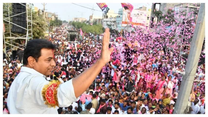 Telangana Elections 20203: కాంగ్రెస్ నేతలకు బంపర్‌ ఆఫర్‌ ఇచ్చిన కేటీఆర్‌..