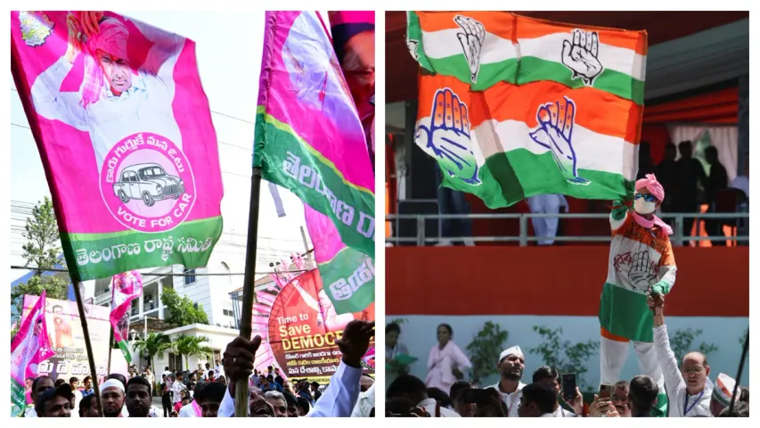కొడంగల్⁭లో హైటెన్షన్.. తన్నుకున్న కాంగ్రెస్, బీఆర్​ఎస్ నేతలు