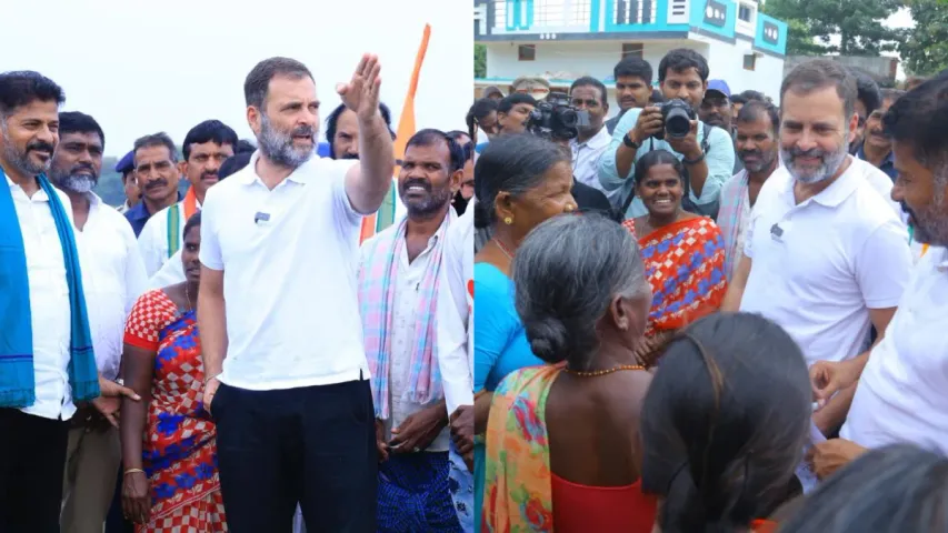 Telangana election2023 : మీకు నేనున్నా..చంద్రయ్య కుటుంబానికి రాహుల్ భరోసా..!!