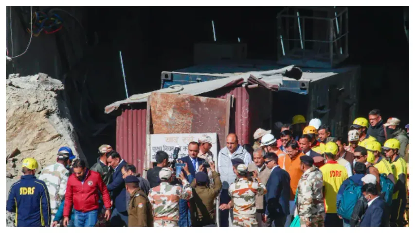 Uttarakahnd:ఉత్తరాఖండ్ సొరంగంలో మళ్ళీ ఆగిన డ్రిల్లింగ్ పనులు