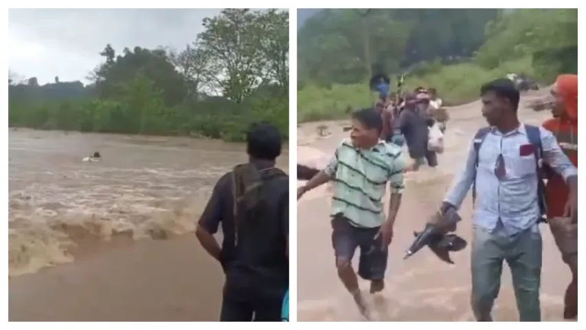 ఏపీలో వాగుదాటబోయి ముగ్గురు గల్లంతు.. వీడియో వైరల్