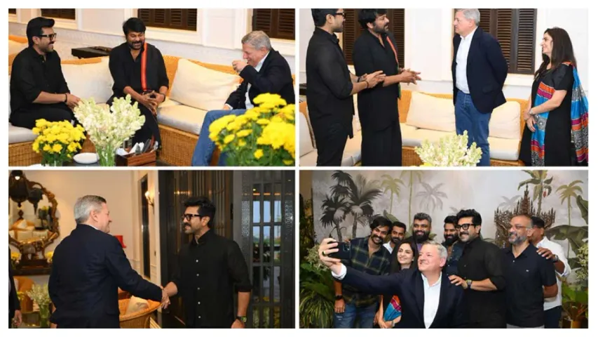 NetFlix CEO: మెగాస్టార్ ఇంటికి నెట్‌ఫ్లిక్స్ సీఈవో..! ఫొటోలు వైరల్‌!