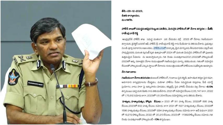 AP: ఏపీలో భారీగా తగ్గిన సైబర్ నేరాలు, అట్రాసిటీ కేసులు.. యాన్యువల్ క్రైమ్ రిపోర్ట్ విడుదల!