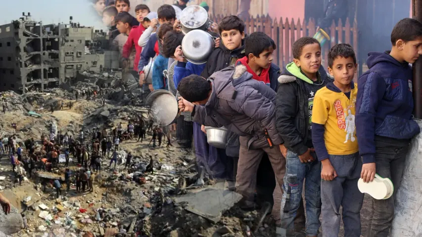 Gaza People: అప్పట్లో పశ్చిమ బెంగాల్‌లో వచ్చినట్టే.. గాజాలోనూ కరువు పరిస్థితులు.. 