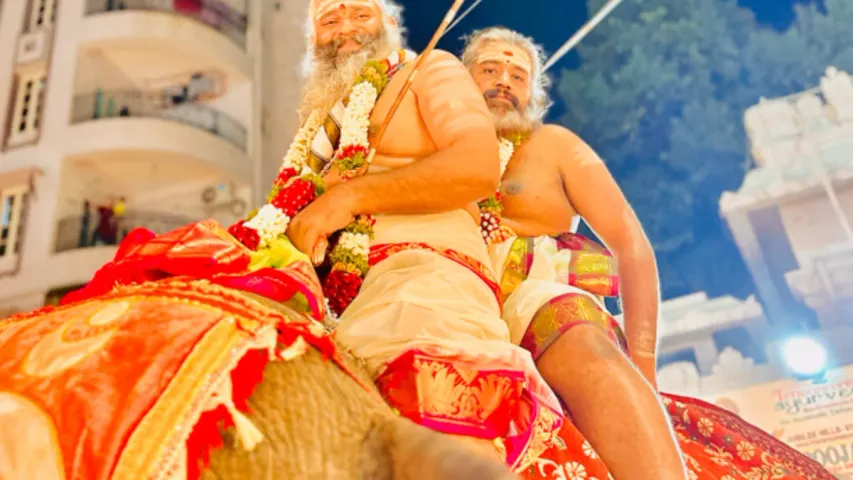 ఘనంగా అయ్యప్ప గజారోహణం!