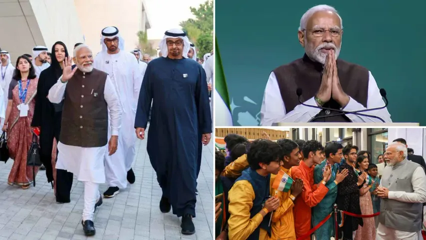 COP28 Summit: కర్బన ఉద్గారాలను 45 శాతం తగ్గించాలన్నది మా లక్ష్యం: ప్రధాని  మోదీ 