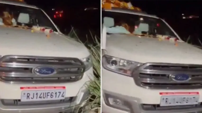 రాజస్థాన్ సీఎం భజన్ లాల్ శర్మ కారు యాక్సిడెంట్..డ్రైనేజీలోకి దూసుకెళ్లిన కారు