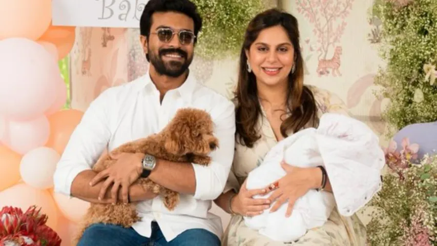 Ram charan: ముంబయిలో రామ్ చరణ్ సందడి..ఉపాసన, క్లీంకారలతో కలిసి ప్రత్యేక పూజలు