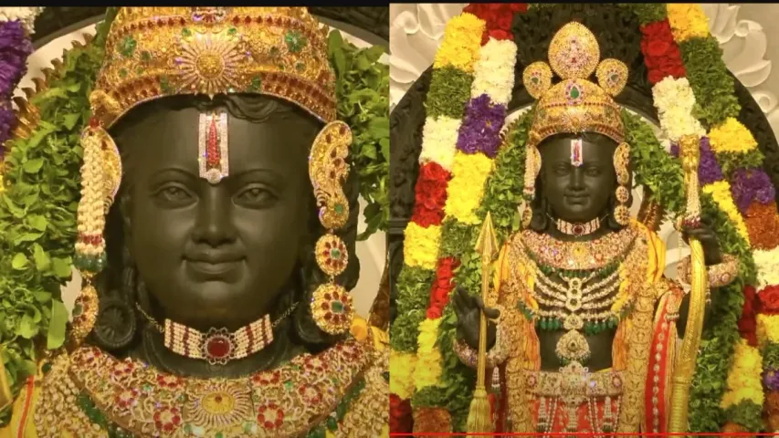 Big Breaking : నేరవేరిన ఏళ్ళ కల.. అయోధ్యలో కొలువైన బాలరాముడు