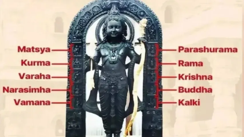 Ayodhya Ram lalla Idol: అయోధ్య బాల రాముని విగ్రహం చుట్టూ దశావతారాలు!