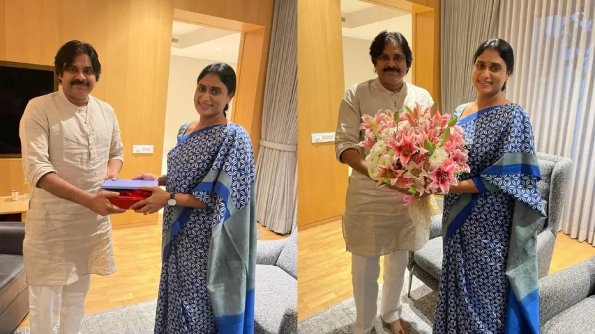 YS Sharmila : పవన్ కళ్యాణ్ ను కలిసిన షర్మిల..!!