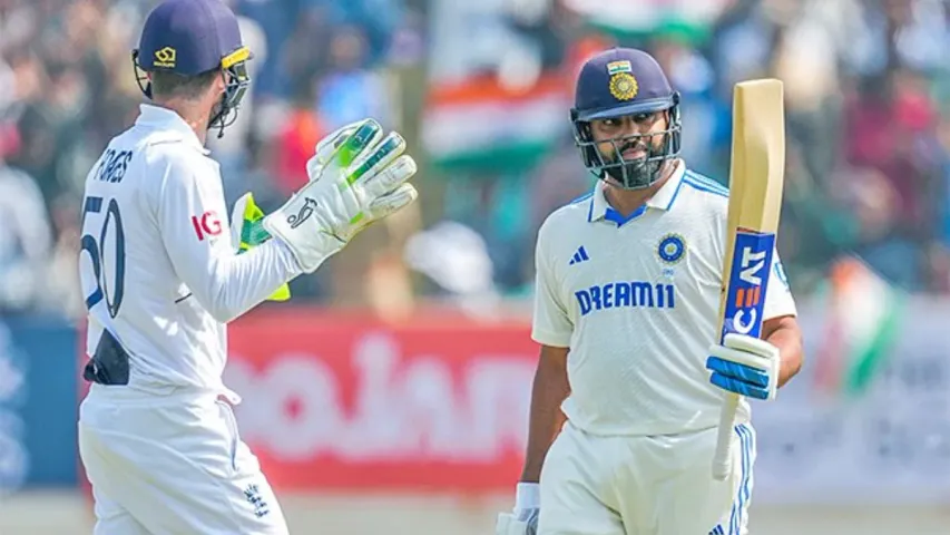 IND vs ENG:హిట్ మ్యాన్ బ్యాక్ టూ ఫామ్..మూడో టెస్ట్‌లో సెంచరీ