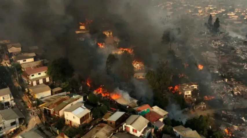 Chile Forest Fire: భారీ అగ్ని ప్రమాదం..46 మంది మృతి..వేలాది ఇళ్లు దగ్ధం!