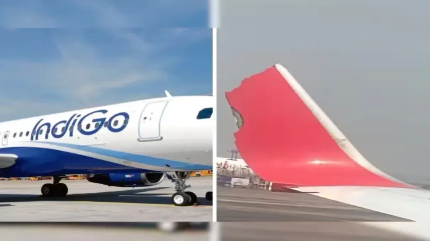 Air India Flight: తప్పిన భారీ ప్రమాదం.. విరిగిన విమానం రెక్క