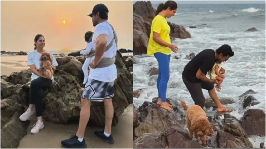 Ram Charan: క్లీంకారతో ఎంజాయ్ చేస్తున్న చరణ్..  వైరలవుతున్న వీడియో