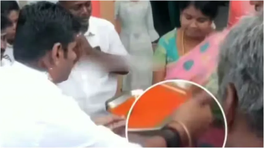 BJP : మహిళకు లంచం ఇస్తూ అడ్డంగా బుక్కైన బీజేపీ నాయకుడు.. వీడియో వైరల్!