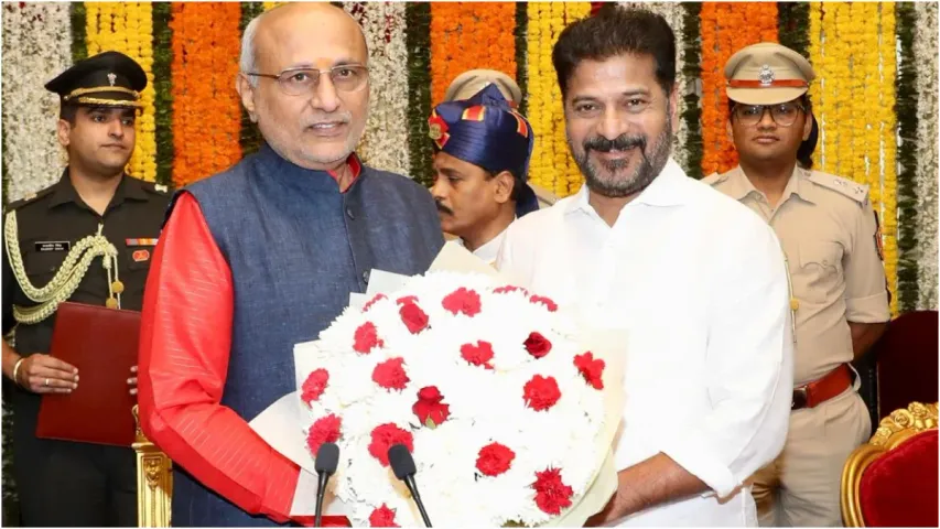 Radhakrishnan : తెలంగాణ గవర్నర్ గా రాధాకృష్ణన్ ప్రమాణ స్వీకారం