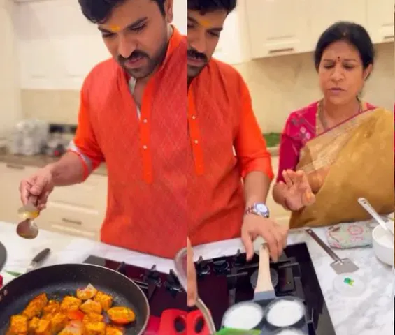 Ram Charan : తల్లి కోసం చెఫ్‌ గా మారిన మెగా పవర్‌ స్టార్‌!