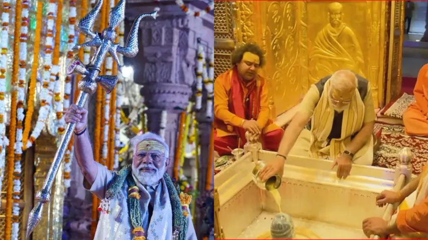 Modi in Varanasi : కాశీలో హర్ హర్ మహాదేవ్ నినాదంతో ప్రధాని మోదీకి ఘన స్వాగతం.!