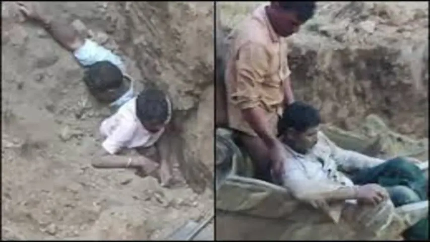TS News: బావి తవ్వుతుండగా ప్రమాదం..మట్టిలో కూరుకుపోయిన ఇద్దరు వ్యక్తులు..!