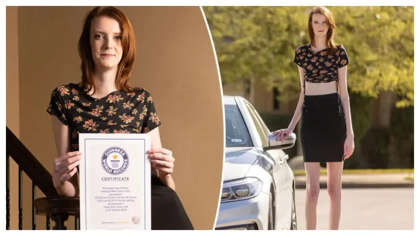 Guinness Record: పొడవైన కాళ్లతో వరల్డ్ గిన్నీస్ రికార్డు సాధించిన మహిళ!