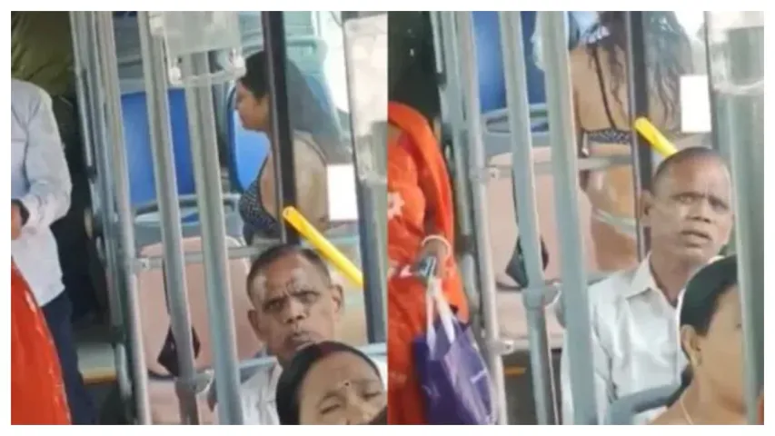 Delhi: బికినీతో బస్సు ఎక్కిన భామ..వీడియో చూసి ఫైర్ అవుతున్న నెటిజన్లు!