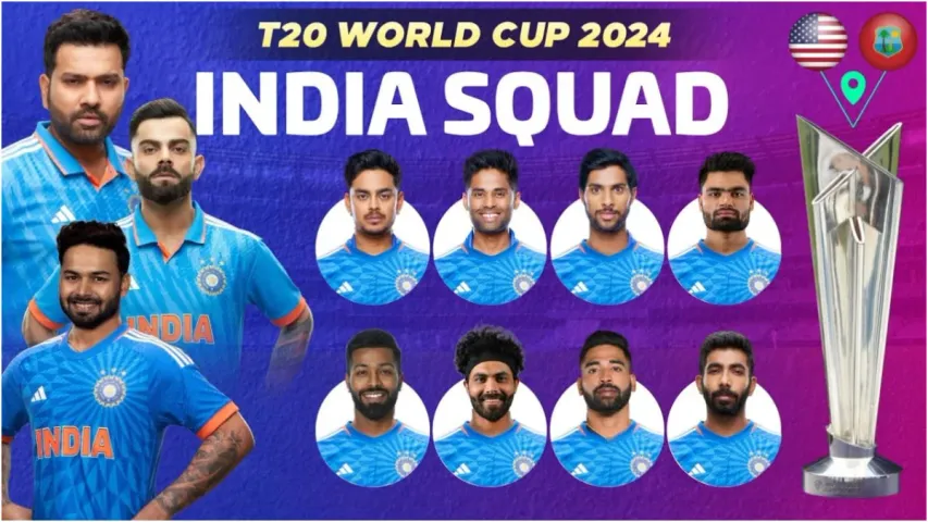 T20 World Cup 2024: టీ20 వరల్డ్ కప్‌కు భారత జట్టు ప్రకటన