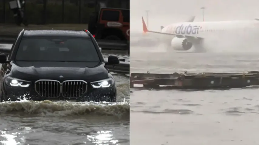 Dubai : ఎడారి దేశంలో భీకర వాన... మునిగిపోయిన దుబాయ్