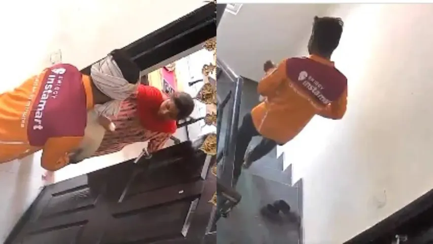 Video Viral: అపార్ట్‌మెంట్‌లో స్విగ్గీ డెలివరీ బాయ్‌ చేసిన పని చూడండి