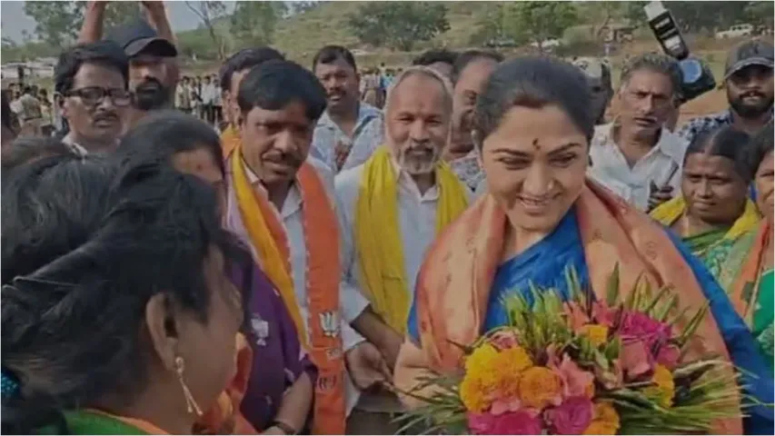Kushboo: అరకులోయకు సినీ నటి కుష్బూ.. బీజేపీ తరఫున ప్రచారం..!