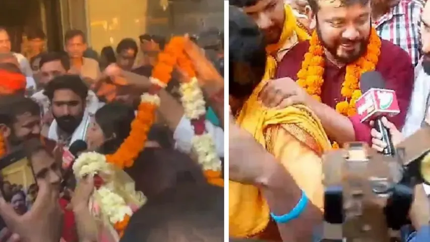 Attack on Kanhaiya: కాంగ్రెస్ అభ్యర్థి కన్హయ్య కుమార్ చెంప పగల గొట్టిన యువకుడు 