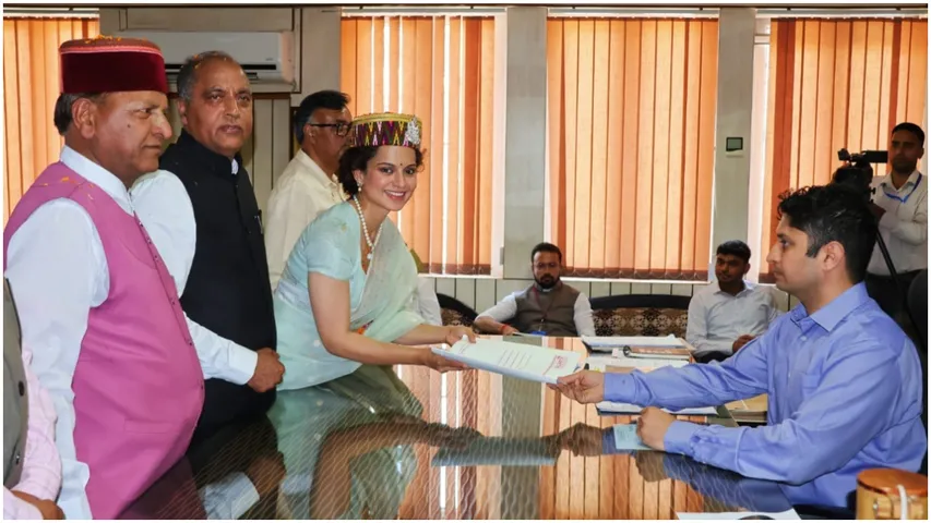 Kangana: ఎట్టకేలకు నామినేషన్ వేసిన కంగనా రనౌత్.. ఎక్కడినుంచో తెలుసా?