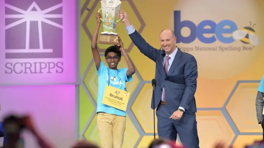 Spelling Bee: 'స్పెల్లింగ్ బీ' పోటీల్లో సత్తా చాటిన తెలుగు విద్యార్థి..