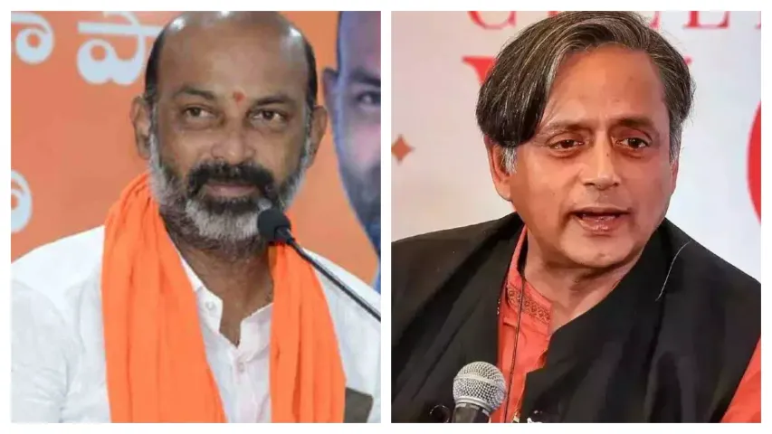 Telangana : బండి సంజయ్ ఎన్నికల ప్రచారంపై శశిథరూర్ అభ్యంతరం..