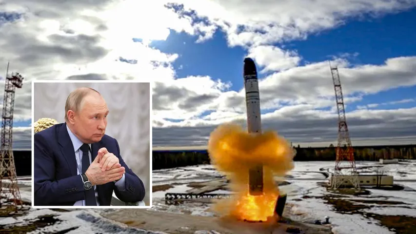 Putin New Missile: 40 అడుగులు.. 8 వేల కిలోమీటర్లు.. 10 అణుబాంబులు.. ప్రపంచాన్ని వణికిస్తున్న పుతిన్ 