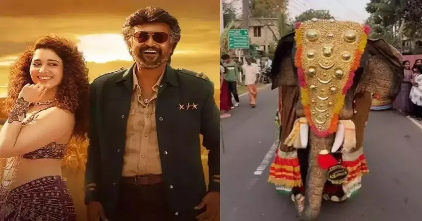 Elephant Dance Viral Video: రజనీకాంత్ పాటకు ఏనుగు స్టెప్పులు..