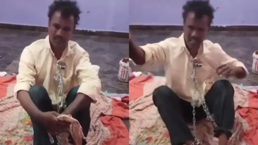 Ghatkesar: ఆస్తికోసం భర్తను గొలుసులతో కట్టేసిన భార్య.. విముక్తి కలిగించిన పోలీసులు