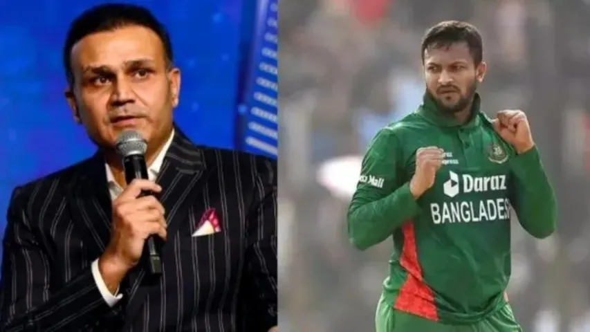 Shakib Al Hasan: సెహ్వాగ్ ఎవరో నాకు తెలియదు..షకీబ్ అల్ హసన్!