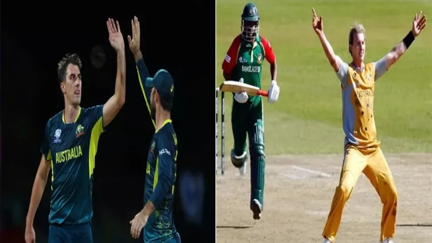 బ్రెట్ లీ రికార్డును సమం చేసిన ప్యాట్ కమిన్స్!