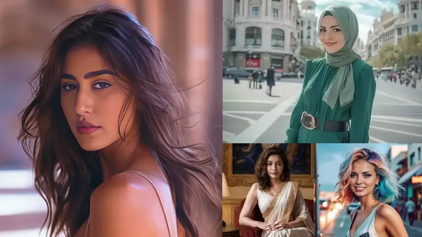 World Beautyful AI models: AI మోడల్స్ అందాలకూ ప్రపంచ పోటీలు.. టాప్ 10లో భారతీయ జరా! 