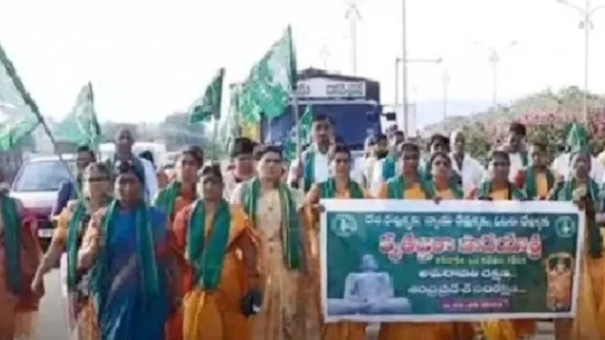 Amaravati : తిరుమలకు రాజధాని రైతుల పాదయాత్ర!