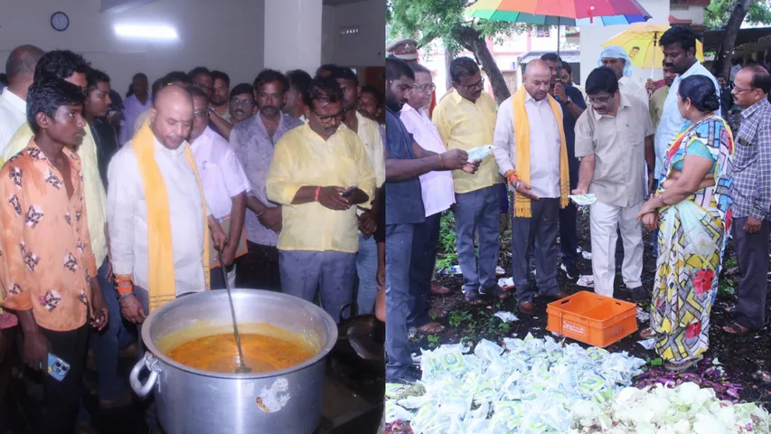పాఠశాలను తనిఖీ చేసిన ఎమ్మెల్యే చింతమనేని