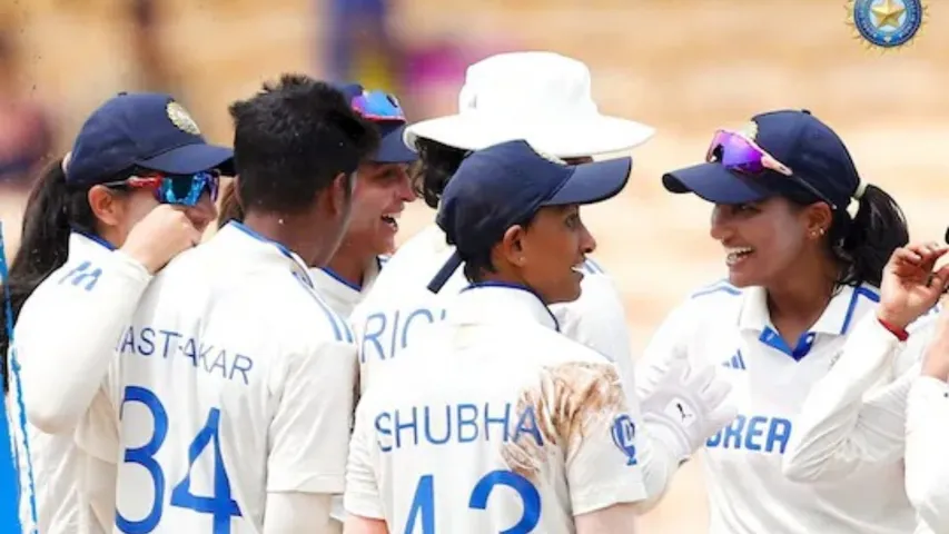 Women's Cricket: దక్షిణాఫ్రికాతో జరిగిన మహిళల టెస్టు క్రికెట్ లో భారత్ ఘన విజయం!
