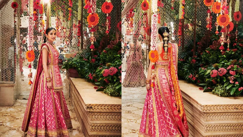 Ambani Wedding: 'మామేరు వేడుక'.. బంగారు వస్త్రాలంకారణలో మెరిసిన రాధికా.. అమ్మ నగలతో స్పెషల్ లుక్..!