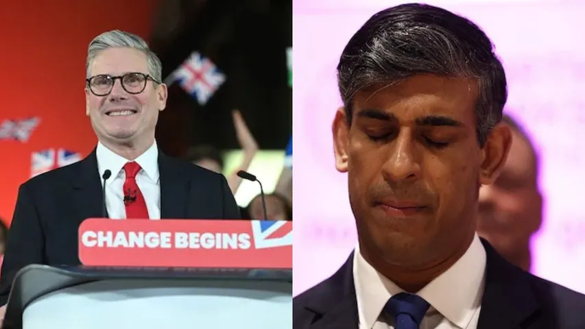 UK Election Results : బ్రిటన్‌ ఎన్నికల్లో లేబర్ పార్టీ ఘన విజయం.. ఓటమిని అంగీకరించిన సునాక్