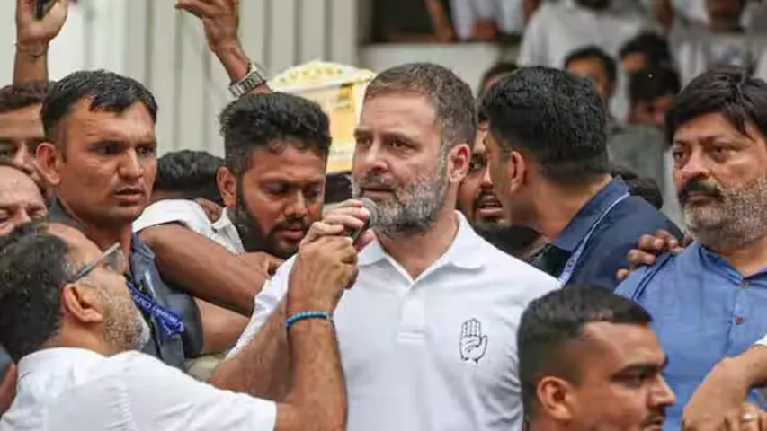మణిపూర్ గవర్నర్‌తో రాహుల్ భేటీ!