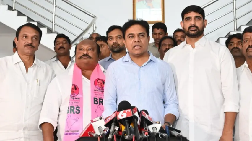 MLA KTR: 8 మంది ఉన్నా ఇచ్చింది గుండు సున్నానే: కేటీఆర్ ఫైర్